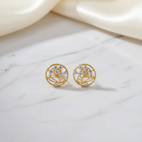 Gold_Plated_Floral_Stud_Earrings_for_Women