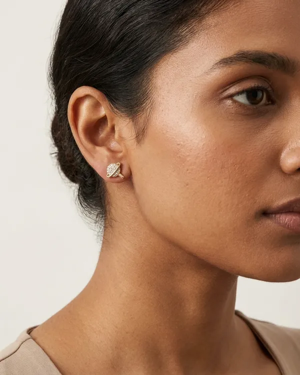 Gold_Plated_Saturn_Planet_Cz_Stud_Earrings_For_Women