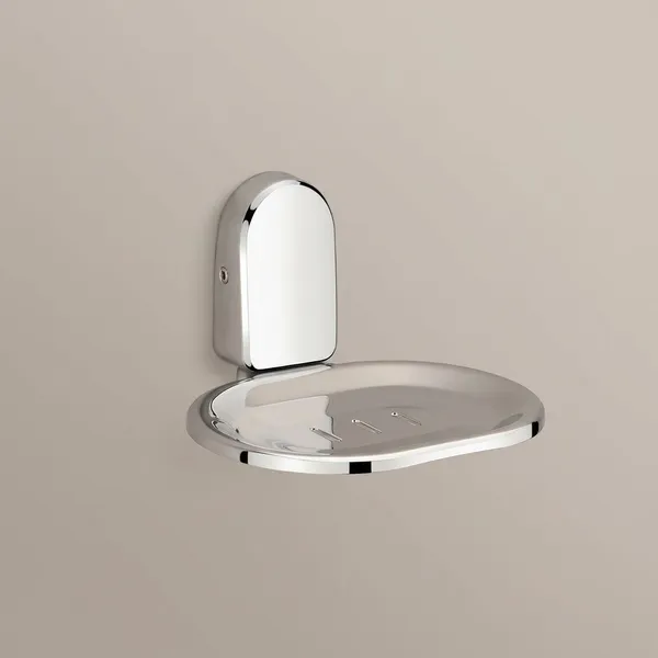 Silver_Durable_And_Stylish_Wall_Mounted_Soap_Dish_Pack_Of_1