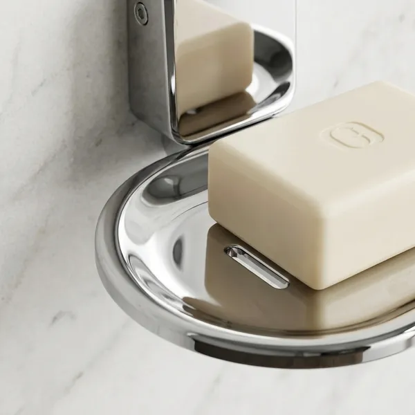Silver_Durable_And_Stylish_Wall_Mounted_Soap_Dish_Pack_Of_1