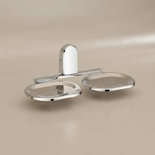 Aura_Dual_Soap_Dish_Silver_Stainless_Steel_Wall_Mounted_Bathroom_Organizer_for_Soap_Storage_(Pack_of_1)