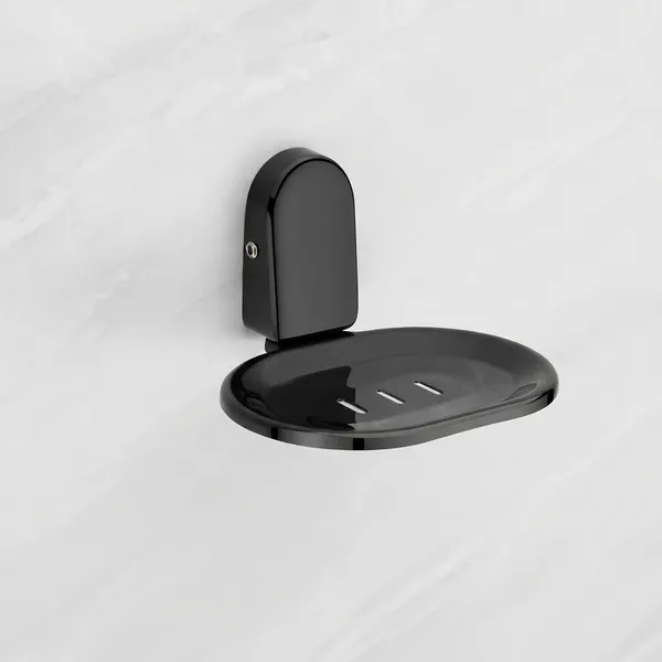 Black_Modern_Wall_Mounted_Soap_Dish_Pack_Of_1