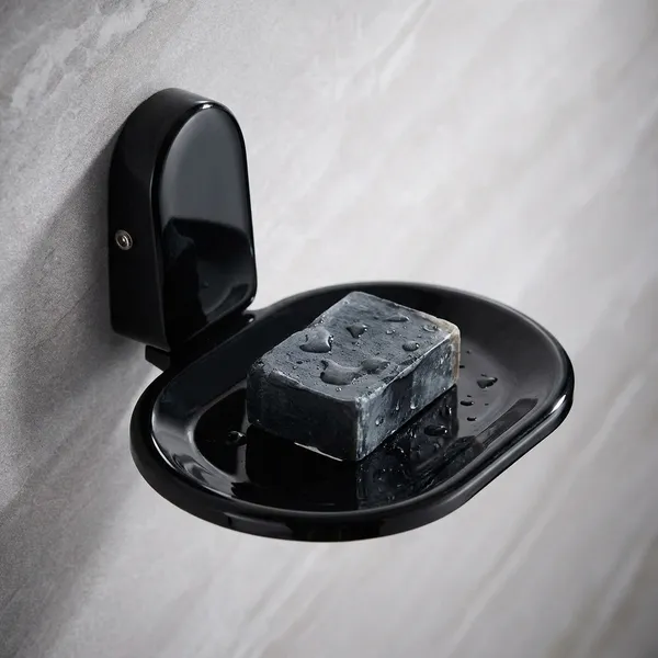 Black_Modern_Wall_Mounted_Soap_Dish_Pack_Of_1