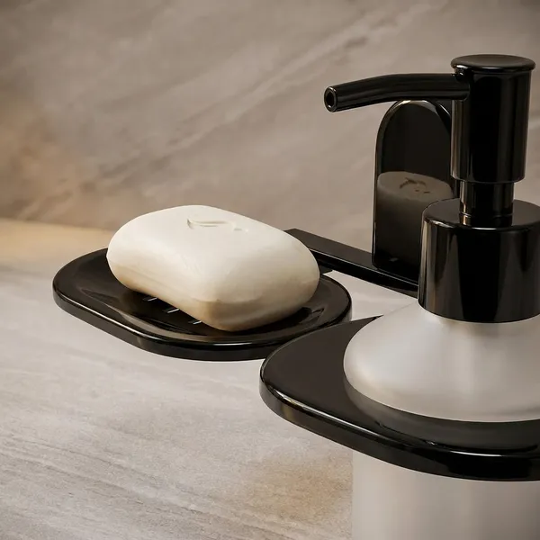 Aura_Black_Stylish_Soap_Dish_With_Liquid_Soap_Dispenser_Stainless_Steel_Bathroom_Set_Pack_Of_1