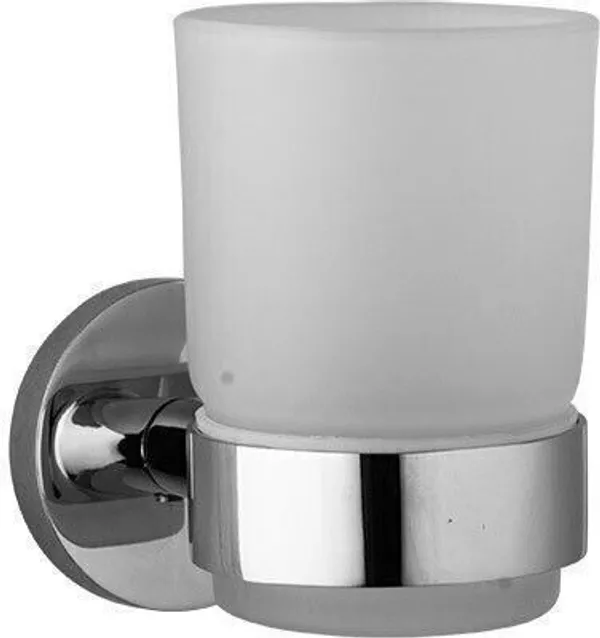 Brass_Toothbrush_&_Toothpaste_Holder_Wall_Mount_with_Frosted_Glass_Tumbler_(Pack_of_1)_