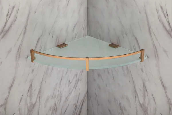 Brass_Corner_Glass_Shelf_9_x_9_Inch_Rose_Gold_Finish_Wall_Mounted_Bathroom_Storage_Shelf