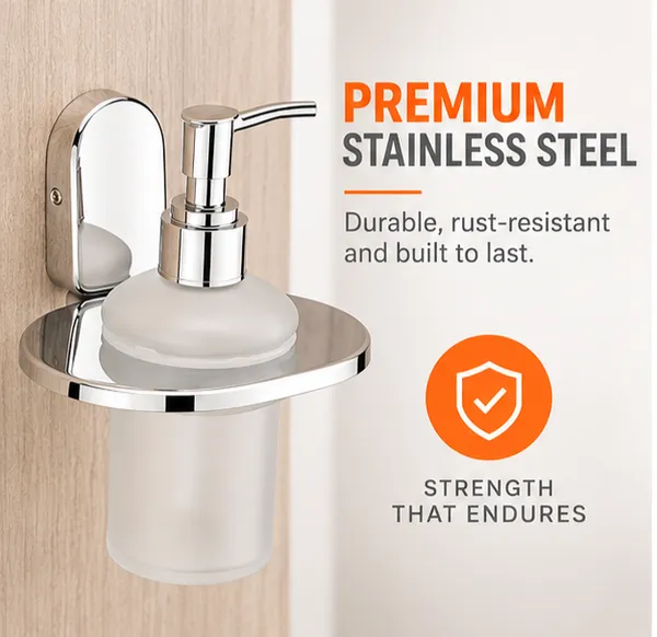 Aura_Stainless_Steel_Liquid_Soap_Dispenser_for_Bathroom_Wall_Mount,_Durable_Hand_Wash_Dispenser_with_Smooth_Pump_Action_(Pack_of_1)
