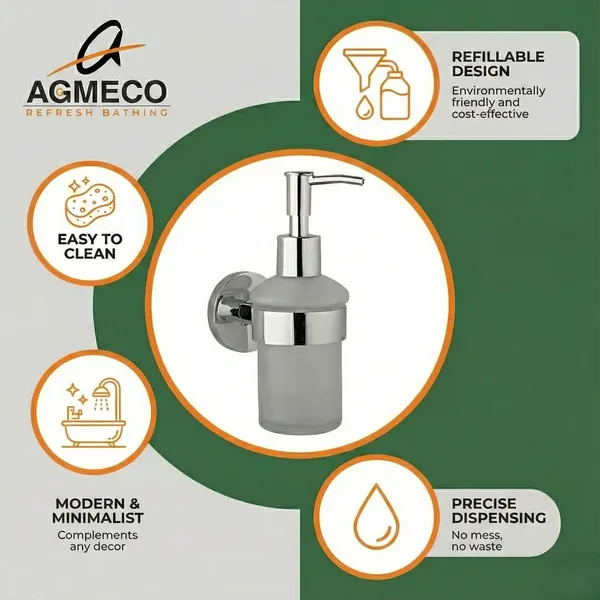 Brass_Liquid_Soap_Dispenser_Wall_Mounted_for_Bathroom_Hand_Wash,_Shampoo,_Body_Wash_and_Lotion_Frosted_Glass_(Pack_of_1)