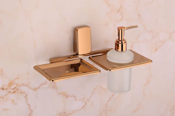 Stainless_Steel__Rose_Gold_Finish_Fortte_Soap_Dish_with_Liquid_Soap_Dispenser_Wall_Mounted_for_Bathroom_Soap_and_Hand_Wash_Storage_(Pack_of_1)