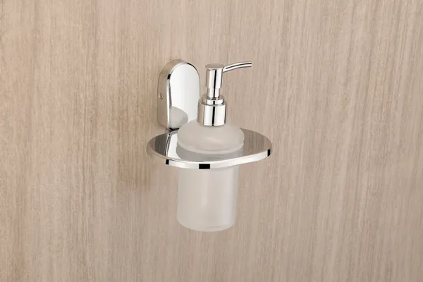 Aura_Stainless_Steel_Liquid_Soap_Dispenser_for_Bathroom_Wall_Mount,_Durable_Hand_Wash_Dispenser_with_Smooth_Pump_Action_(Pack_of_1)