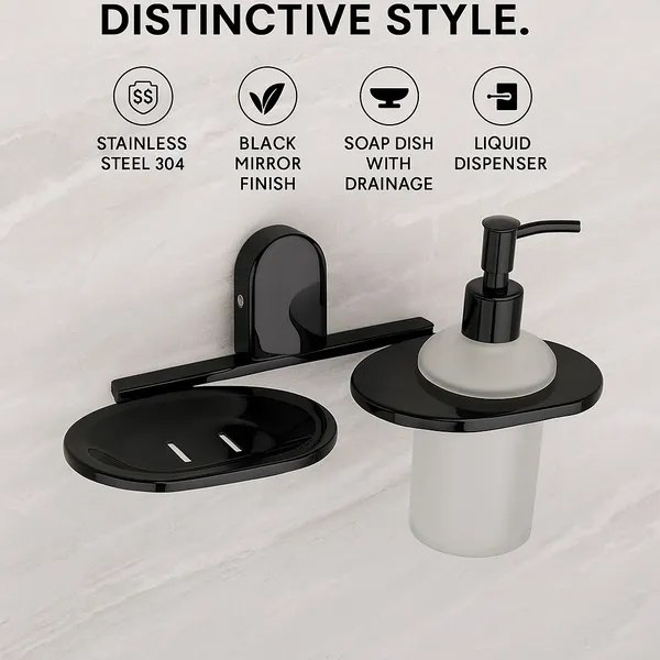 Aura_Black_Stylish_Soap_Dish_With_Liquid_Soap_Dispenser_Stainless_Steel_Bathroom_Set_Pack_Of_1