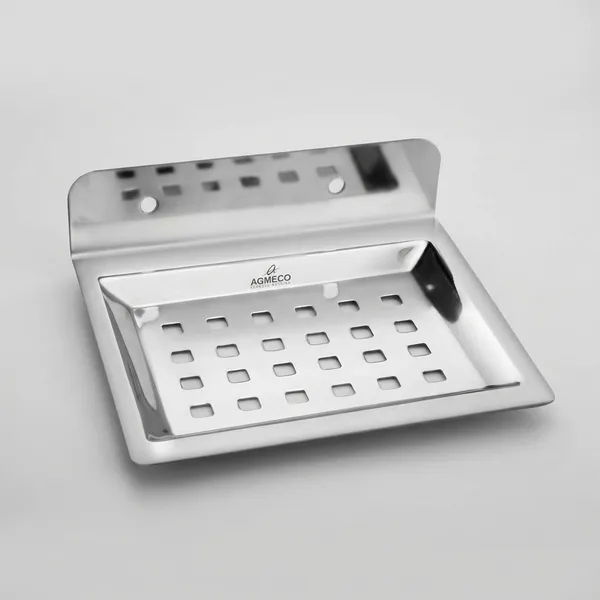 Stainless_Steel_Square_Soap_Dish_(Pack_of_2)_Wall_Mounted,_Rustproof_Soap_Holder_with_Drain_Design_