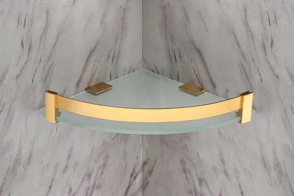 Elegant_Brass_Corner_Glass_Shelf_9_x_9_Inch_Gold_Finish_Wall_Mounted_Bathroom_Storage_Shelf