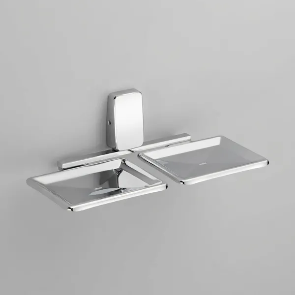 Fortte_Silver_Stylish_Dual_Soap_Dish_Bathroom_Pack_Of_1