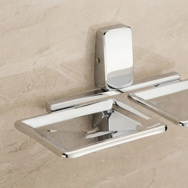 Fortte_Silver_Stylish_Dual_Soap_Dish_Bathroom_Pack_Of_1