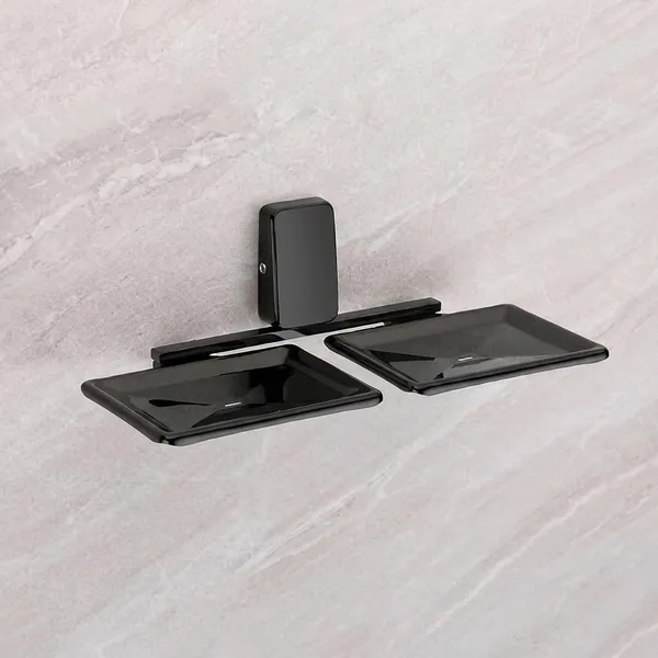 Fortte_Stainless_Steel_Black_Dual_Soap_Dish_Wall_Mounted_Bathroom_Soap_Holder_for_Double_Soap_Storage_with_Strong_Build_(Pack_of_1)