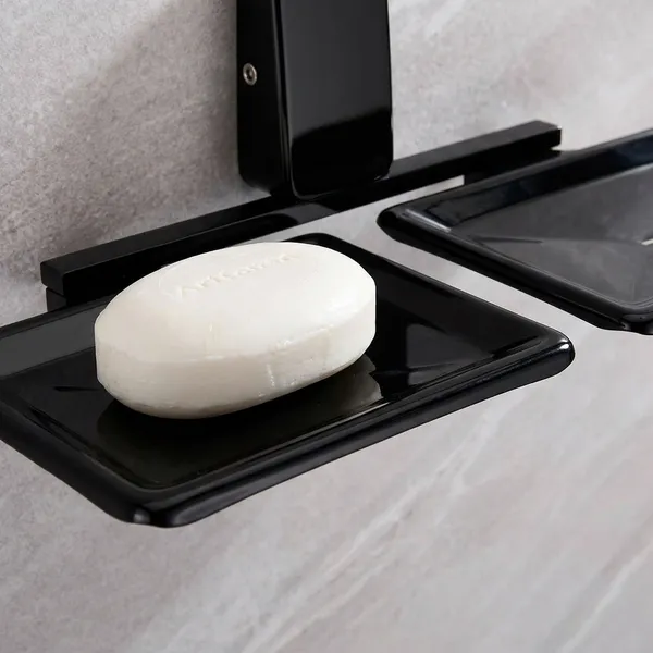 Fortte_Stainless_Steel_Black_Dual_Soap_Dish_Wall_Mounted_Bathroom_Soap_Holder_for_Double_Soap_Storage_with_Strong_Build_(Pack_of_1)