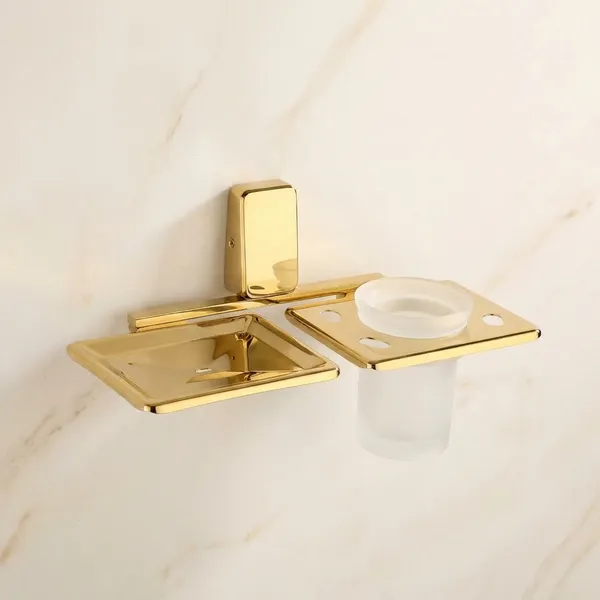Stainless_Steel_Gold_Finish_Fortte_Soap_Dish_with_Frosted_Glass_Tumbler_Holder_Wall_Mounted_for_Bathroom_Toothbrush_and_Toothpaste_Storage_(Pack_of_1)