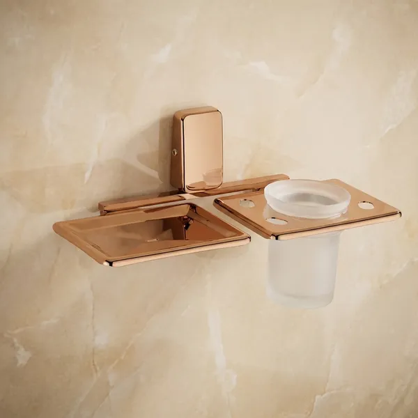Stainless_Steel_Rose_Gold_Finish_Fortte_Soap_Dish_with_Tumbler_Holder_Wall_Mounted_for_Bathroom_Soap_and_Toothbrush_Storage_(Pack_of_1)