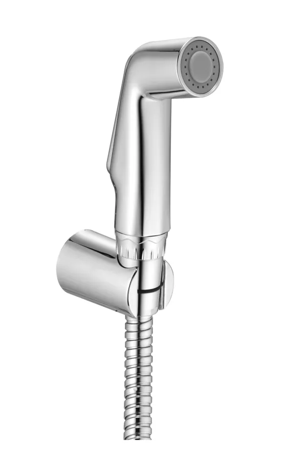 ABS_New_Health_Faucet_Econ_with_1_mtr_SS-CP_Tube_and_ABS_Chrome_Plated_Wall_Mounting_Bracket_/_Holder