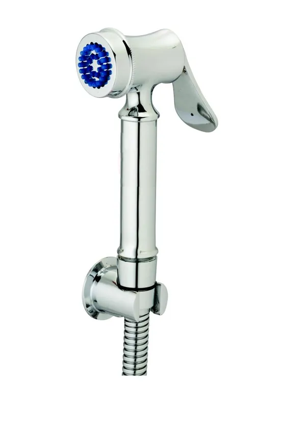 Brass_New_Health_Faucet_Nozzle_with_1_mtr_SS-CP_Anti_Twisting_Tube_(Extendable_up_to_1.2_mtr)_and_Brass_Wall_Mounting_Bracket_/_Holder