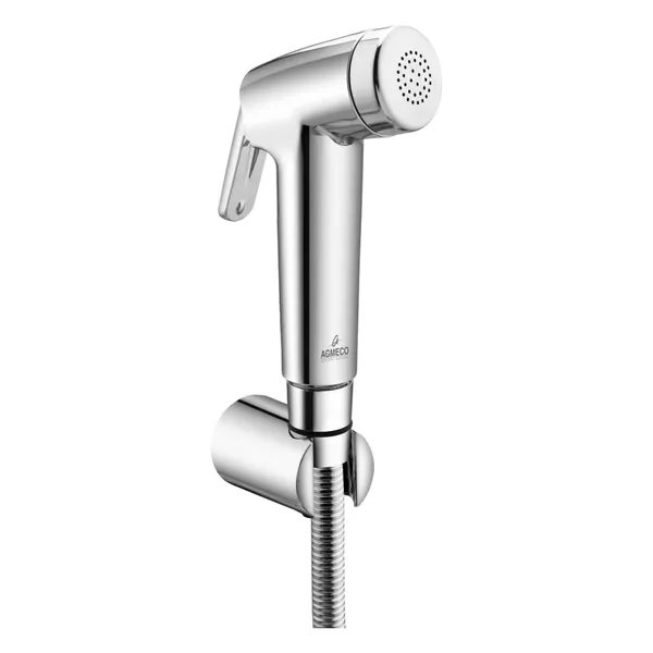 ABS_Health_Faucet_Super_Conti_with_1_mtr_SS-CP_Anti_Twisting_Tube_(Extendable_up_to_1.2_mtr)_and_ABS_Wall_Mounting_Bracket_/_Holder