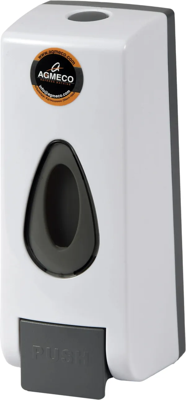 ABS_Liquid_Soap_Dispenser_350ml_(Pack_of_1),_Wall_Mounted_Bathroom_Soap_Dispenser_for_Handwash,_Shampoo_&_Sanitizer
