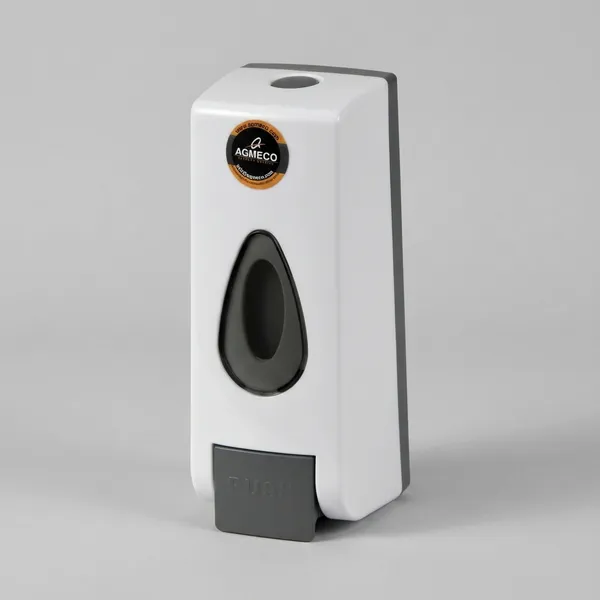 ABS_Liquid_Soap_Dispenser_350ml_(Pack_of_1),_Wall_Mounted_Bathroom_Soap_Dispenser_for_Handwash,_Shampoo_&_Sanitizer