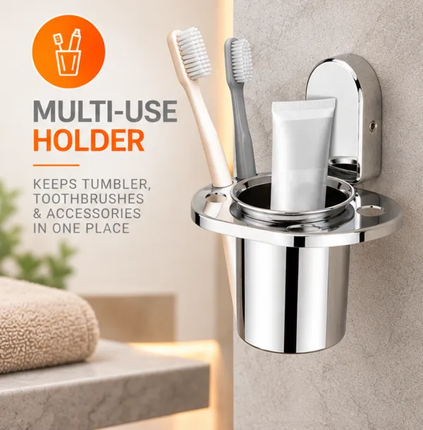 Silver_Modern_Tumbler_Holder_Wall_Mounted_Stainless_Steel_Toothbrush_Holder_Pack_Of_1