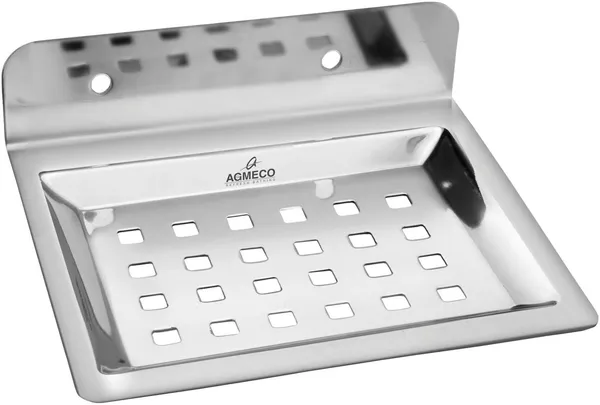 Stainless_Steel_Square_Soap_Dish_(Pack_of_2)_Wall_Mounted,_Rustproof_Soap_Holder_with_Drain_Design_