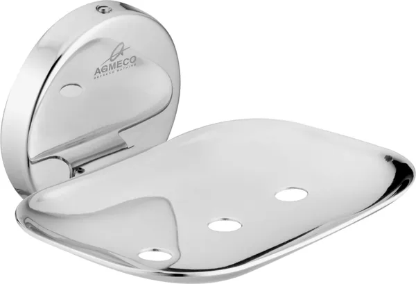 Stainless_Steel_Nova_Soap_Dish_(Pack_of_1),_Wall_Mounted_Soap_Dish_with_Quick_Drain_Design_&_Heavy_Duty_Build_