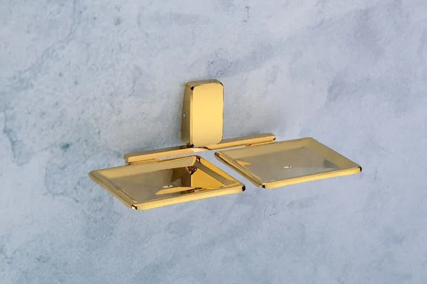 Stainless_Steel_Gold_Finish_Bathroom_Fortte_Double_Soap_Dish_Wall_Mounted_(Pack_of_1)