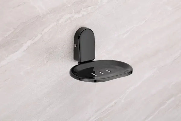 Black_Modern_Wall_Mounted_Soap_Dish_Pack_Of_1