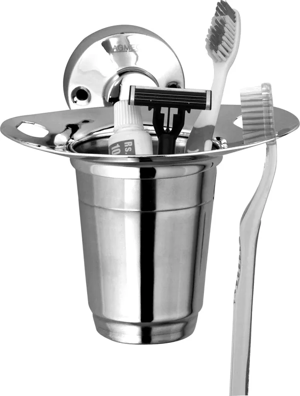 Brass_Tumbler_Holder_Wall_Mount_for_Bathroom,_Ideal_for_Razor,_Toothbrush_&_Tootpaste_Storage,_Pack_of_1