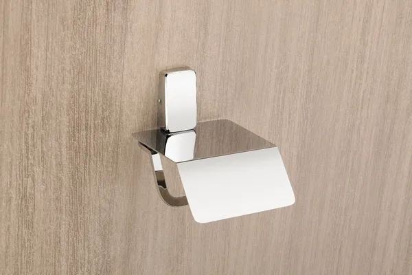 Fortte_Silver_Modern_Wall_Mounted_Toilet_Paper_Holder_With_Flap_Stainless_Steel_Toilet_Paper_Holder_Lid_Included_Pack_Of_1
