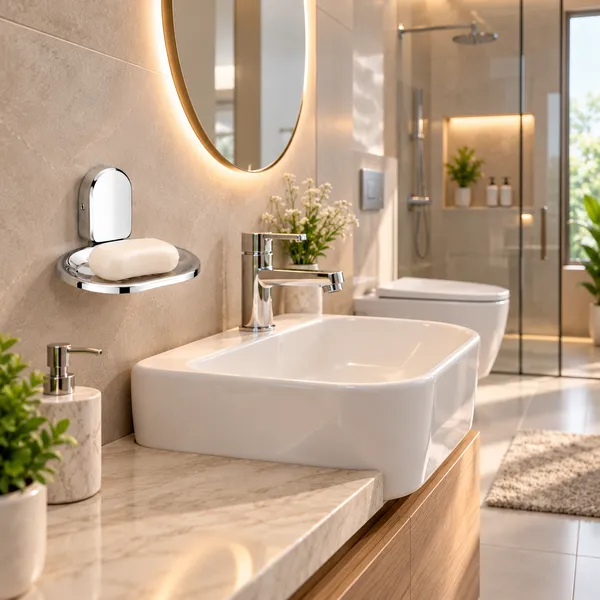 Silver_Durable_And_Stylish_Wall_Mounted_Soap_Dish_Pack_Of_1