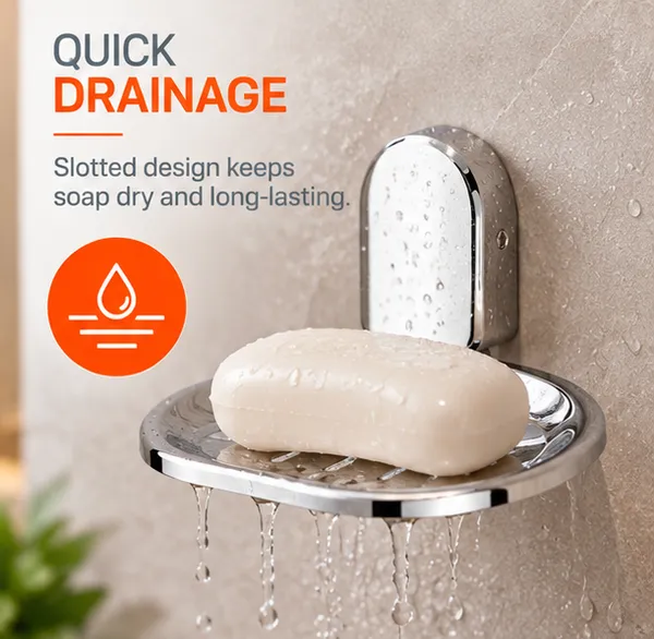 Silver_Durable_And_Stylish_Wall_Mounted_Soap_Dish_Pack_Of_1