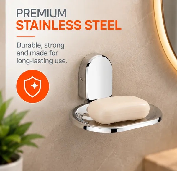 Silver_Durable_And_Stylish_Wall_Mounted_Soap_Dish_Pack_Of_1