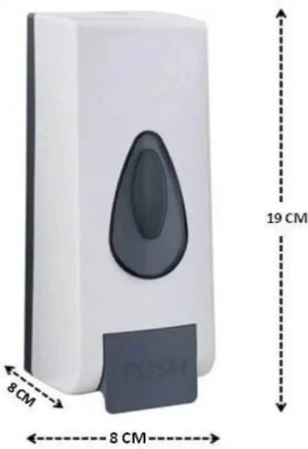ABS_350_Ml_Wall_Mounted_Soap_Dispenser_Smooth_Press_Mechanism_Pack_Of_1