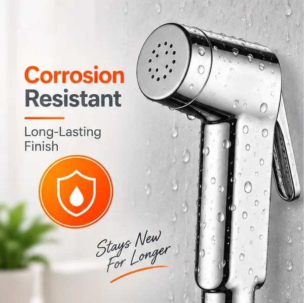 ABS_New_Health_Faucet_Star_with_1_mtr_SS-CP_Tube_and_ABS_Chrome_Plated_Wall_Mounting_Bracket_/_Holder