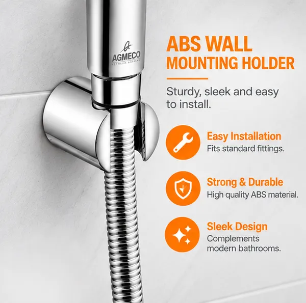 ABS_Health_Faucet_Super_Conti_with_1_mtr_SS-CP_Anti_Twisting_Tube_(Extendable_up_to_1.2_mtr)_and_ABS_Wall_Mounting_Bracket_/_Holder