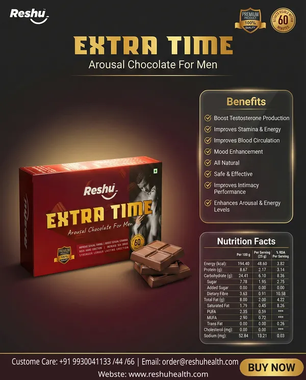 Extra_Time_Arousal_Chocolate_For_Men_3_Pieces_Vito_X_Men'S_Sexual_Wellness_Supplement_15_Capsules_Pack_Of_2