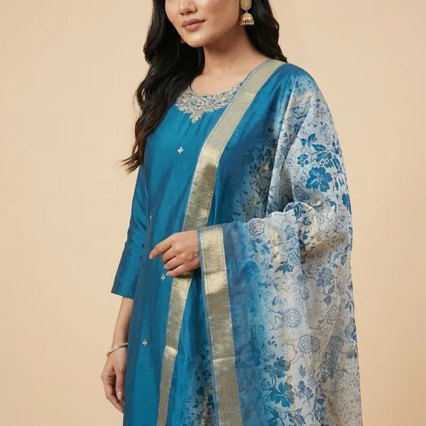 Blue_Roman_Silk_Embroidered_Kurta_Pant_Dupatta_Set_For_Women_And_Girls