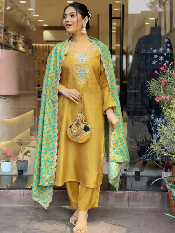 Yellow_Viscose_Embroidered_Kurta_Pant_Dupatta_Set_For_Women_And_Girls