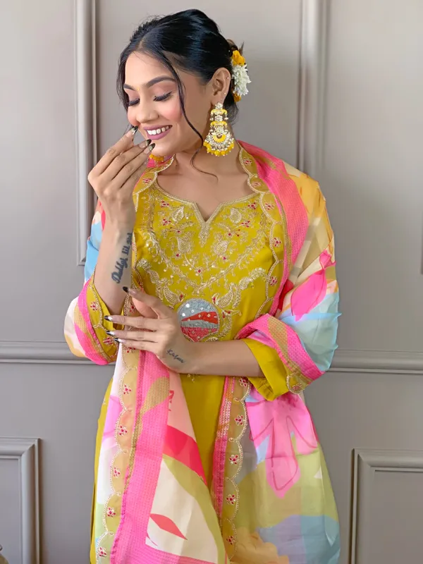 Yellow_Viscose_Embroidered_Kurta_Pant_Dupatta_Set_For_Women_And_Girls