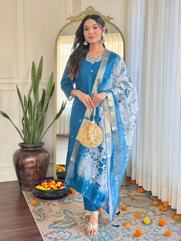 Blue_Roman_Silk_Embroidered_Kurta_Pant_Dupatta_Set_For_Women_And_Girls