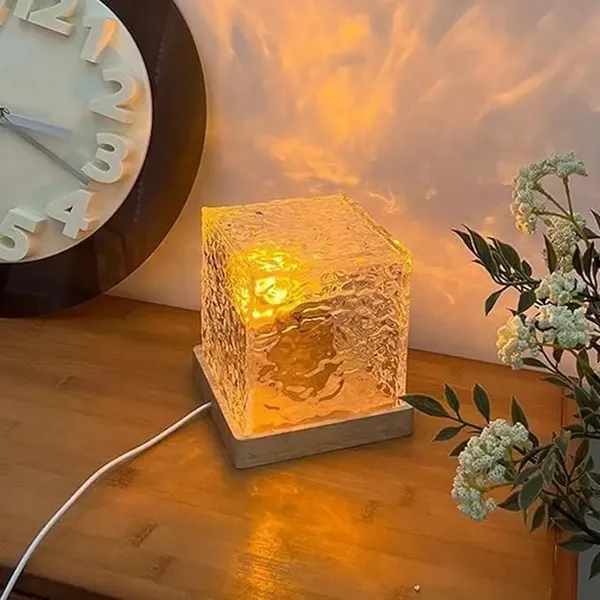 USB_Mosquito_Killer_Lamp_&_3D_Crystal_Cube_Lamp_with_Warm_Glow_-_Decorative_LED_Night_Light_Pack_Of_2