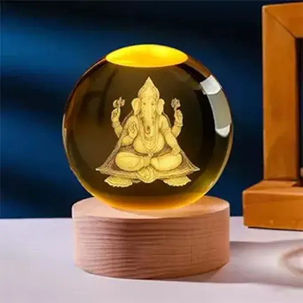 Golden_Led_Crystal_Ball_With_Lord_Ganesha_Engraving_And_Wooden_Base