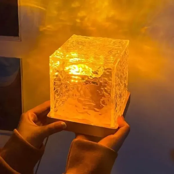 USB_Mosquito_Killer_Lamp_&_3D_Crystal_Cube_Lamp_with_Warm_Glow_-_Decorative_LED_Night_Light_Pack_Of_2