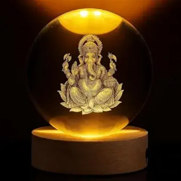 Golden_Led_Crystal_Ball_With_Lord_Ganesha_Engraving_And_Wooden_Base